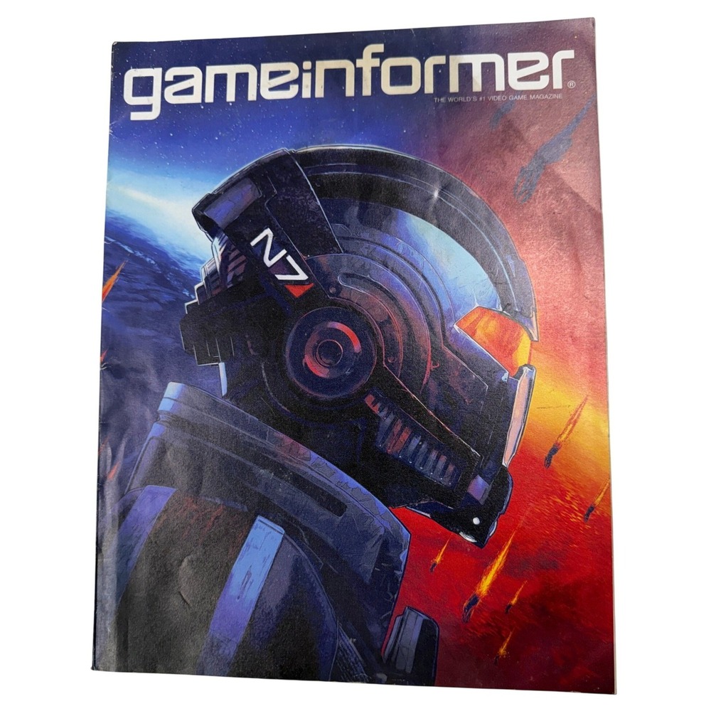Game Informer Magazine Mass Effect N7 Cover Issue Video Game Collectible